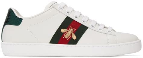 gucci women sneakers white|original Gucci bee sneakers.